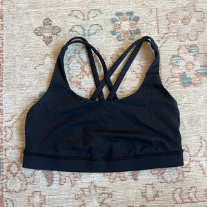 Lululemon Black Crossback Sports Bra - Small